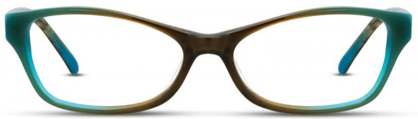 David Benjamin DB-164 Eyeglasses, 2 - Teal / Brown