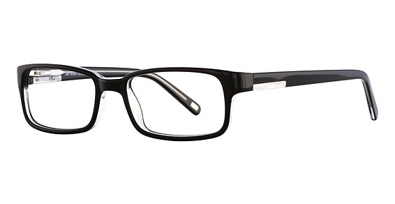 Jeff Banks Brixton Eyeglasses, Black/Crystal