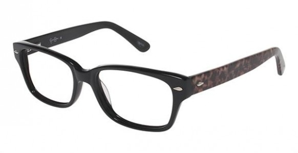 Jessica Simpson J1003 Eyeglasses, OXM Black/Animal