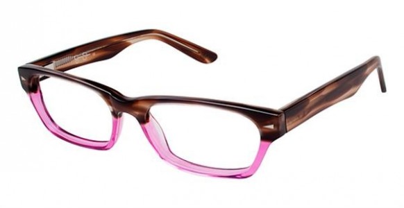 Jessica Simpson J994 Eyeglasses, BRNX Tortoise/Fuchsia