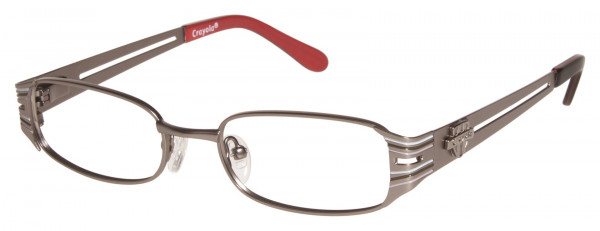 Crayola Eyewear CR115 Eyeglasses, GNMTL GUNMETAL/RED