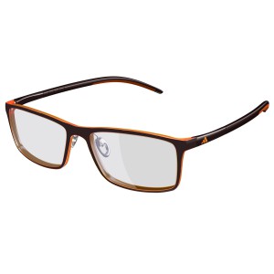 adidas A692 Lite Fit Full Rim SPX Eyeglasses, 6064 brown matte