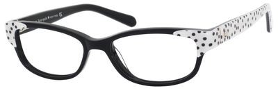 Kate Spade Alease Eyeglasses, 0X55(00) Black White