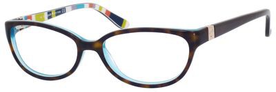 Kate Spade Alvena Eyeglasses, 0X77(00) Tortoise Aqua Striped