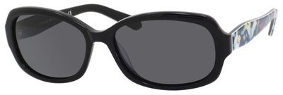 Kate Spade Darya/P/S US Sunglasses, X74P(RA) Black Floral