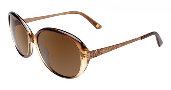 Anne Klein AK7000 Sunglasses, 216 Brown Fade