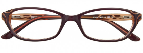 EasyClip EC279 Eyeglasses, 010 - DARK BROWN