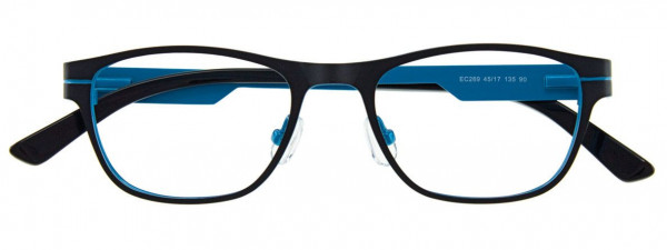 EasyClip EC269 Eyeglasses, 090 - Matt Black & Blue