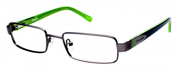 Crayola Eyewear CR101 Eyeglasses, GN GUNMETAL/SCREAMIN GREEN