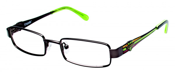 Crayola Eyewear CR118 Eyeglasses, GN GUNMETAL/SCREAMIN GREEN