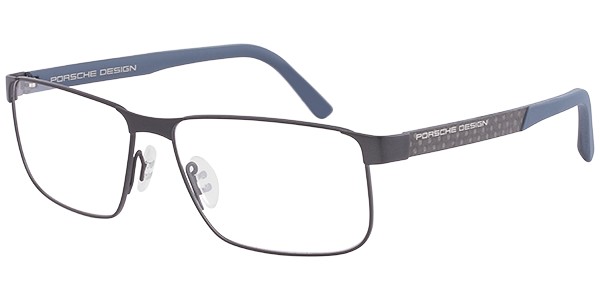 Porsche Design P 8222 Eyeglasses, Antique Blue-Gray, Gray/Blue (D)