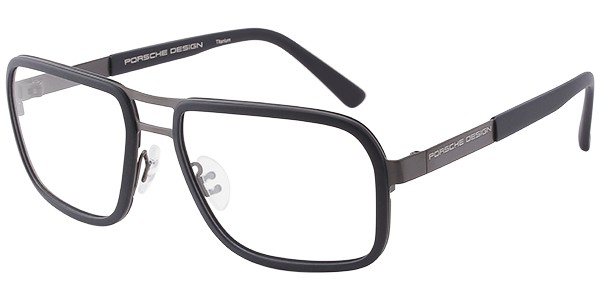 Porsche Design P 8219 Eyeglasses, Matte Dark Gray, Matte Blue (D)