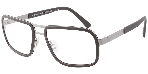 Porsche Design P 8219 Eyeglasses, Matte Titanium, Matte Dark Gray (B)