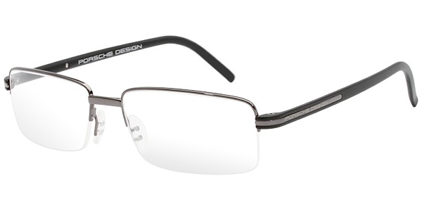 Porsche Design P 8216 Eyeglasses, Dark Gun, Matte Black (A)