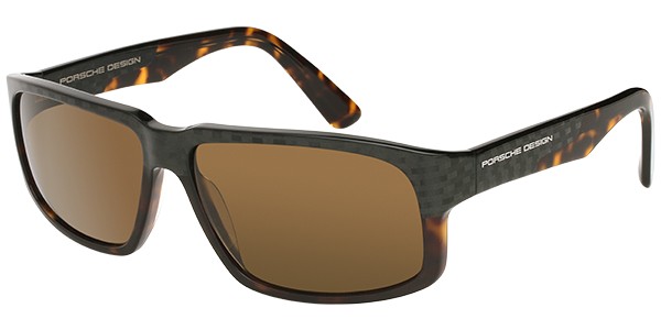 Porsche Design P 8547 Sunglasses, Carbon, Dark Brown Havana (B)