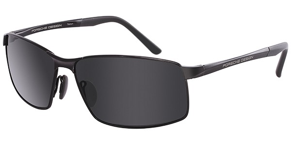 Porsche Design P 8541 Sunglasses, Dark Gun, Matte Black (D)
