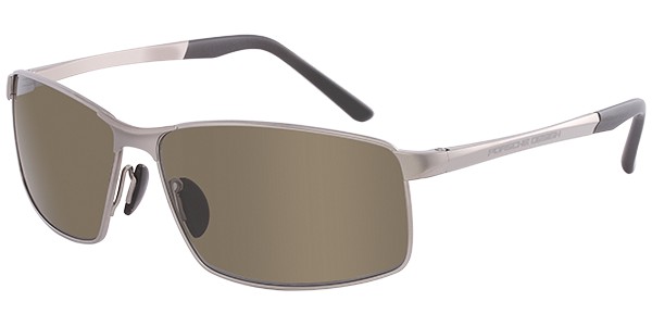 Porsche Design P 8541 Sunglasses, Matte Titanium, Matte Dark Gray (A)