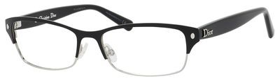 Christian Dior Cd 3772 Eyeglasses, 0C4T(00) Shiny Black Palladium