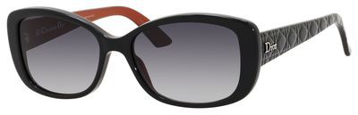Christian Dior Ladyindior 2 Sunglasses, 0EL4(HD) Black Red