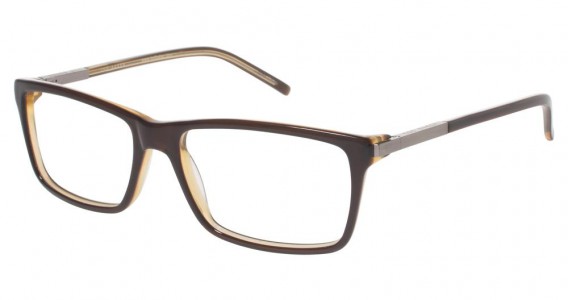 Ted Baker B862 Eyeglasses, Black/Brown (BLK)