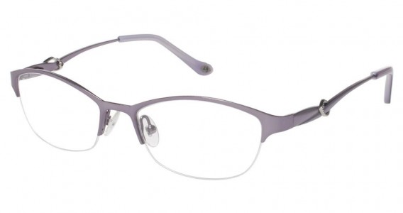 Lulu Guinness L744 Eyeglasses, Violet (VIO)