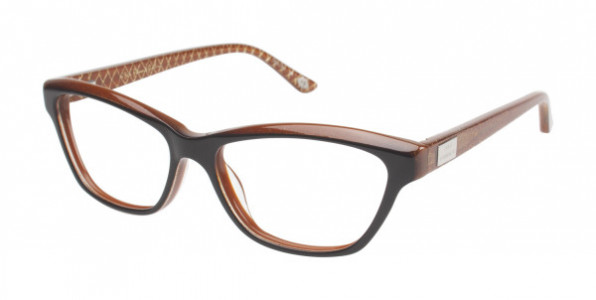 Lulu Guinness L870 Eyeglasses, Brown (BRN)