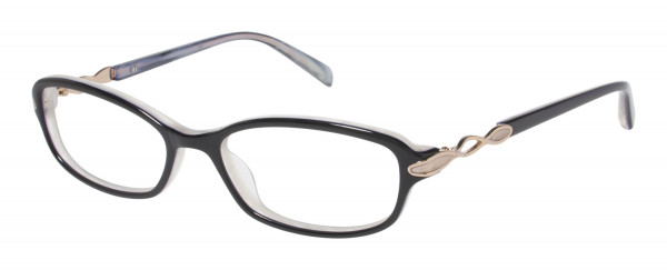 Tura R304 Eyeglasses, Black/Gold (BLK)
