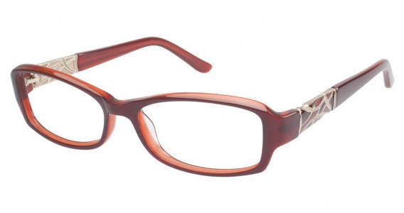 Tura R404 Eyeglasses, Burgundy (C02)