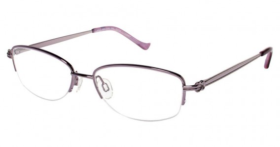 Tura R506 Eyeglasses, Pink with silver accent (PIN)