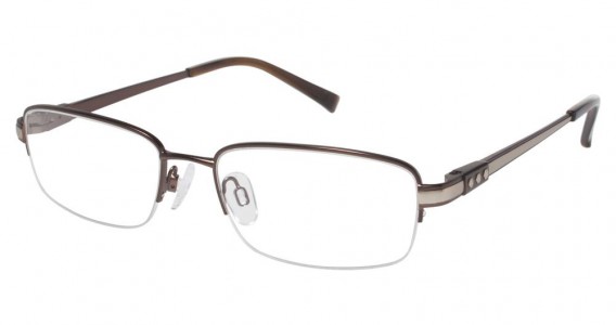 Tura T117 Eyeglasses, Satin Brown (BRN)