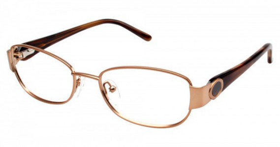 Geoffrey Beene G201 Eyeglasses, Brown (BRN)