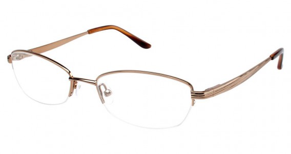 Geoffrey Beene G204 Eyeglasses, Brown (BRN)