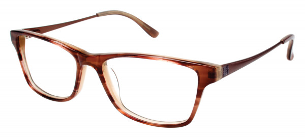 Geoffrey Beene G300 Eyeglasses, Horn (HON)