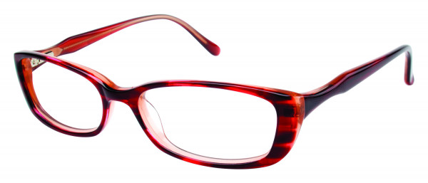 Geoffrey Beene G302 Eyeglasses, Red Horn (RED)