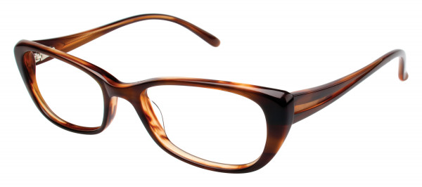 Geoffrey Beene G303 Eyeglasses, Brown (BRN)