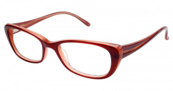 Geoffrey Beene G303 Eyeglasses, Red Horn (RED)