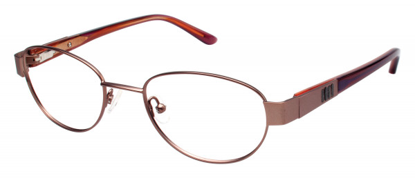 Geoffrey Beene G401 Eyeglasses, Brown (BRN)