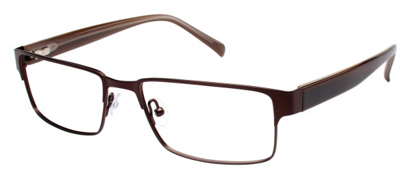 Geoffrey Beene G402 Eyeglasses, Brown (BRN)