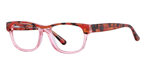 Alpha Viana 2544 Eyeglasses, C1 Pink/Orange/Black