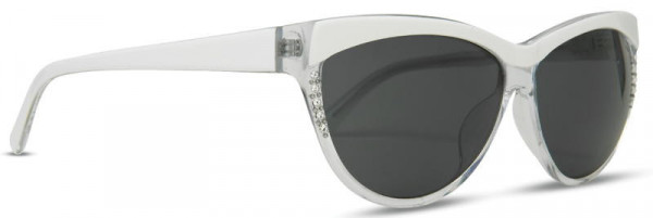 Cinzia Designs Frolic Sunglasses, 1 - White Crystal