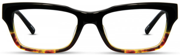 Cinzia Designs CIN-5014 Eyeglasses, 1 - Black / Red Tortoise / Citrus