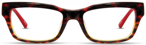 Cinzia Designs CIN-5014 Eyeglasses, 2 - Red Tortoise / Citrus