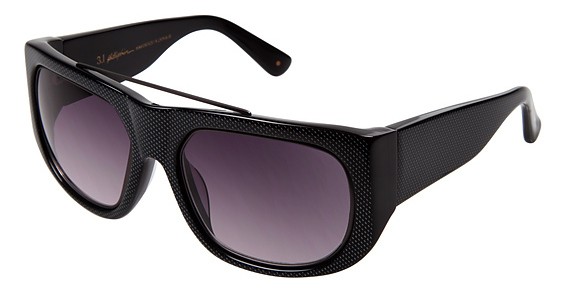 Phillip Lim RYDER Sunglasses, BLKDT BLACK DOT (Grey Gradient)