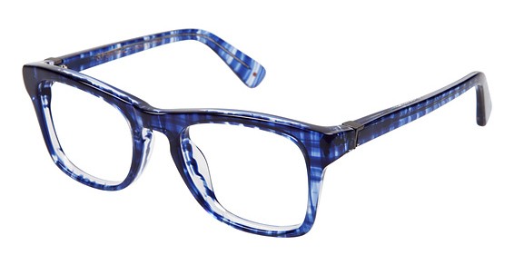 Phillip Lim CORGIN Eyeglasses, NVYPD NAVY PLAID (Clear)
