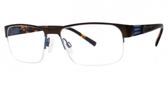 Modz Czar Eyeglasses, brown/steel blue