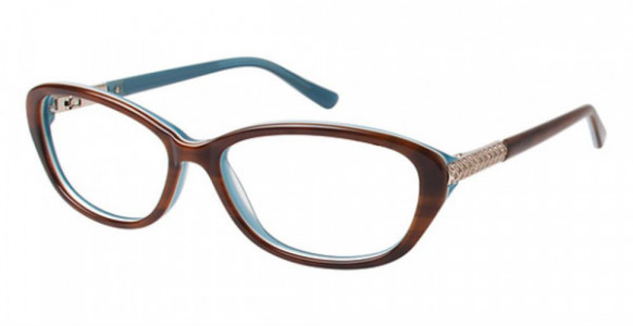 Kay Unger NY K151 Eyeglasses, Brown