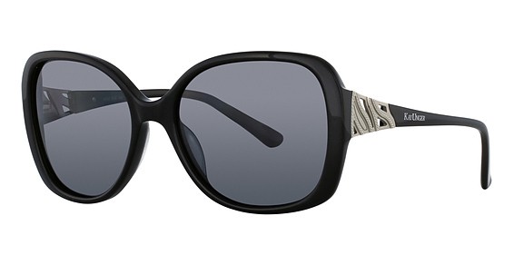 Kay Unger NY K618 Sunglasses, BLK Black