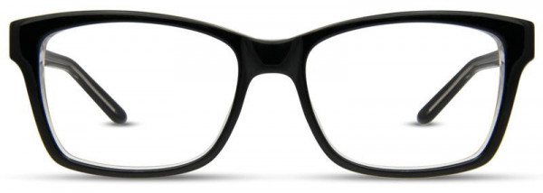 Adin Thomas AT-256 Eyeglasses, 3 - Black / Crystal