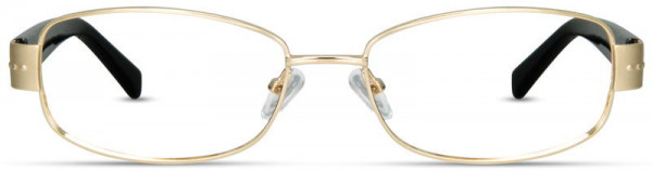 Gold Coast GC-102 Eyeglasses, 2 - Gold / Black