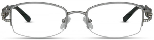 Gold Coast GC-105 Eyeglasses, 2 - Gunmetal / Black